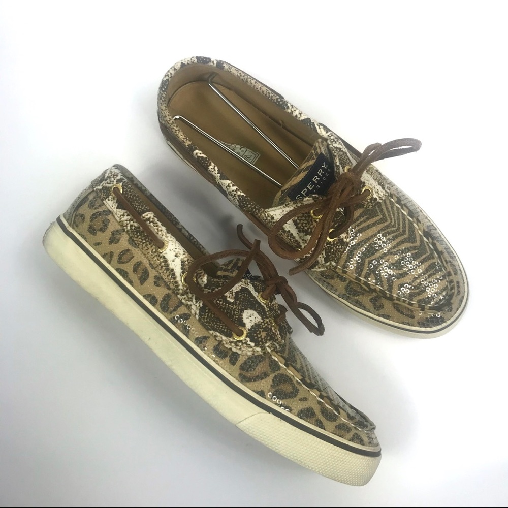 Sperry Top Sider | Animal Print & Sequin Shoes